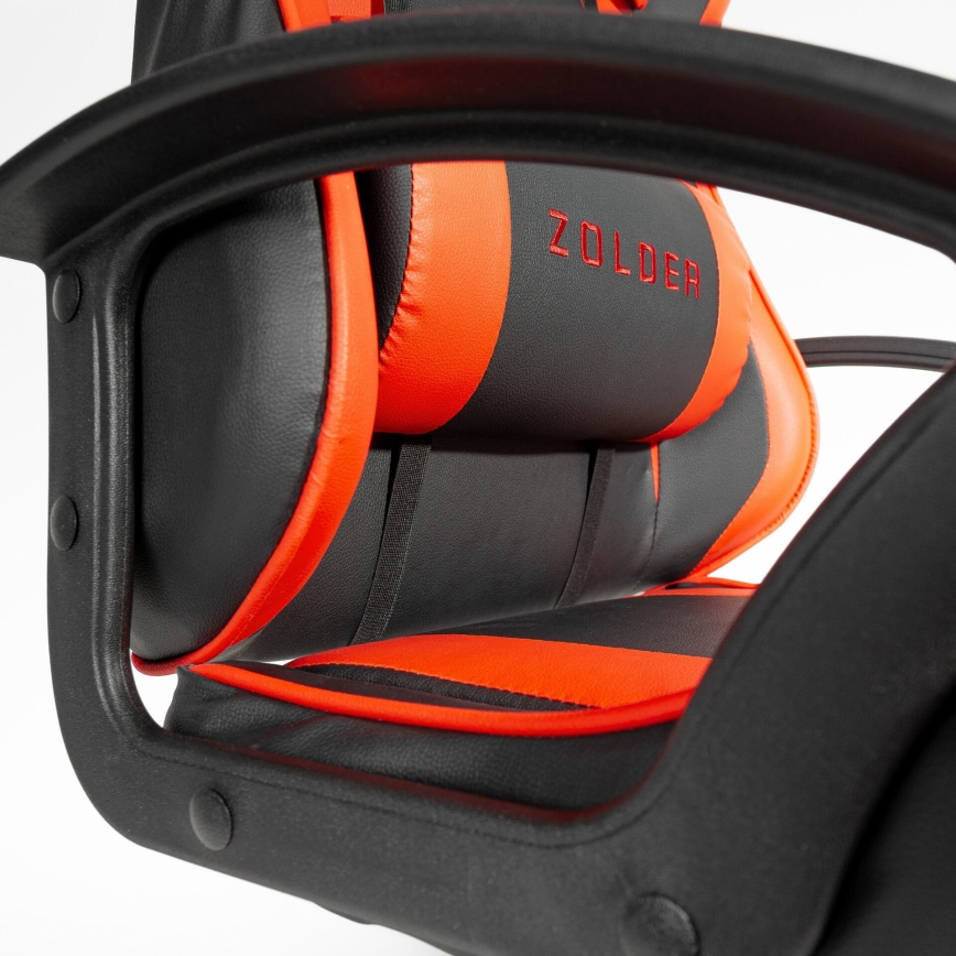 Геймърски стол VARR Zolder черен/червен