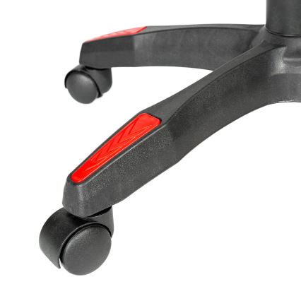 Геймърски стол VARR Zolder черен/червен