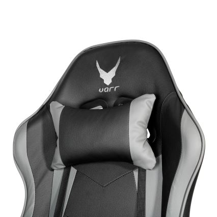 Геймърски стол VARR Zolder черен/сив