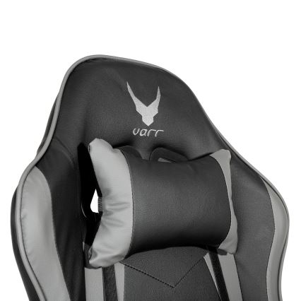 Геймърски стол VARR Zolder черен/сив