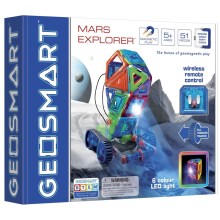 GeoSmart - Магнитен комплект за строене Mars Explorer 51 бр.