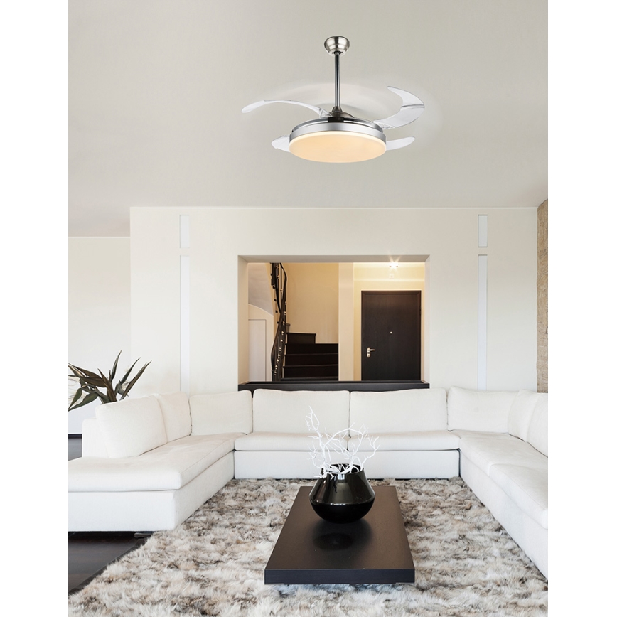 Globo - LED Таванна Вентилатор с дистанционно управление LED/36W/230V