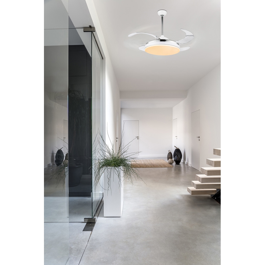 Globo - LED Вентилатор за таван LED/36W/230V + дистанционно управление