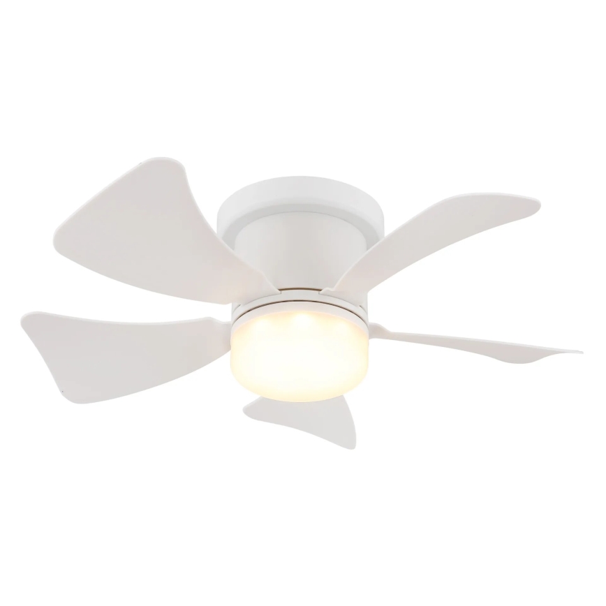 Globo - LED Димируем таванен вентилатор LED/10W/230V 3000-6500K бял + дистанционно управление