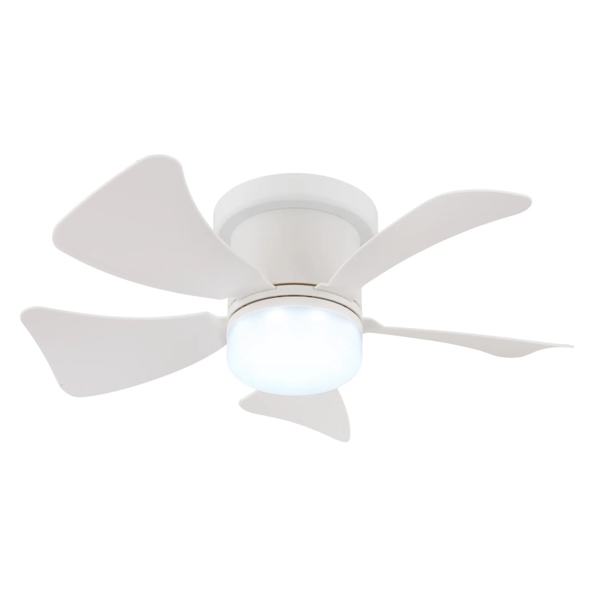 Globo - LED Димируем таванен вентилатор LED/10W/230V 3000-6500K бял + дистанционно управление