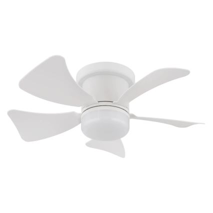Globo - LED Димируем вентилатор за таван LED/10W/230V 3000-6500K бяло + дистанционно управление