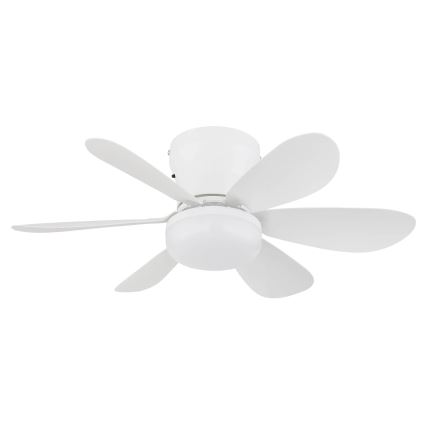 Globo - Димируем таванен LED вентилатор LED/5W/230V 2700-6500K бял + дистанционно управление