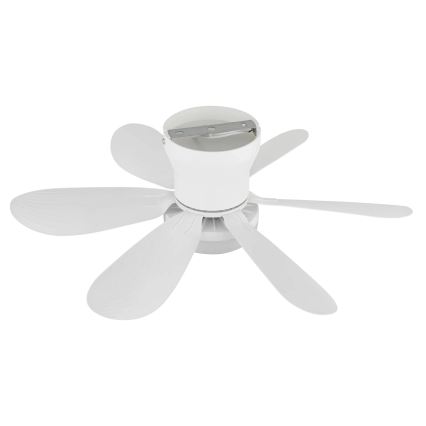 Globo - Димируем таванен LED вентилатор LED/5W/230V 2700-6500K бял + дистанционно управление