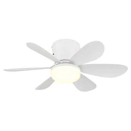 Globo - Димируем таванен LED вентилатор LED/5W/230V 2700-6500K бял + дистанционно управление