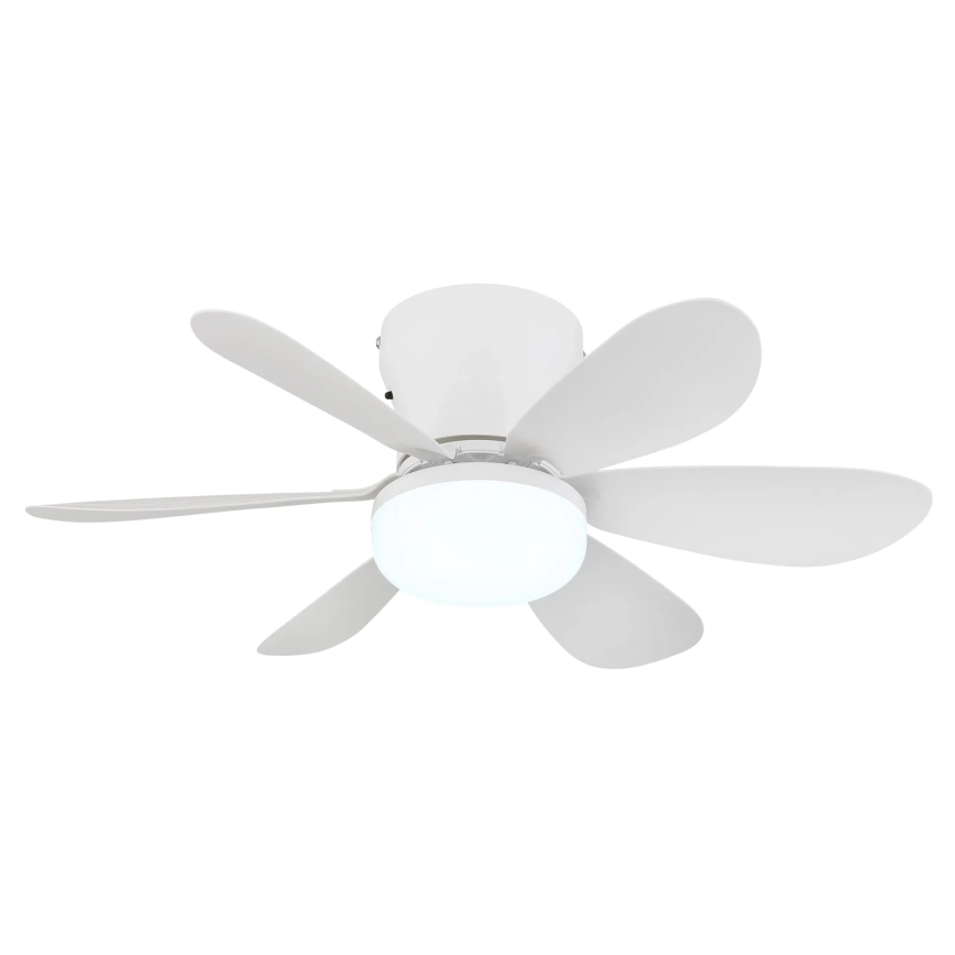 Globo - Димируем таванен LED вентилатор LED/5W/230V 2700-6500K бял + дистанционно управление