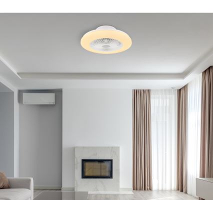 Globo - LED Димируем плафон с вентилатор LED/30W/230V 3000-6500K + дистанционно
