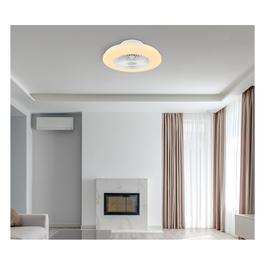 Globo - LED Димируем плафон с вентилатор LED/30W/230V 3000-6500K + дистанционно
