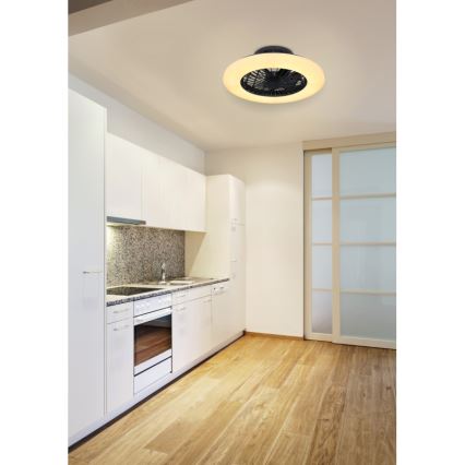 Globo - LED Димируем плафон с вентилатор LED/30W/230V 3000-6500K + дистанционно