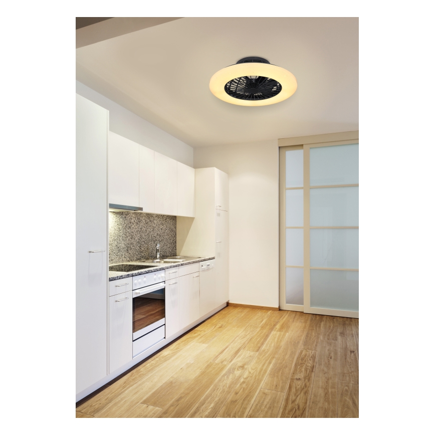 Globo - LED Димируем плафон с вентилатор LED/30W/230V 3000-6500K + дистанционно