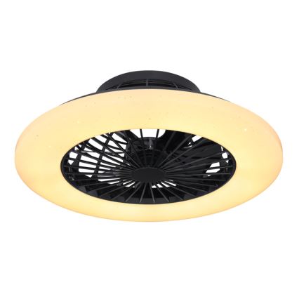 Globo - LED Димируем плафон с вентилатор LED/30W/230V 3000-6500K + дистанционно