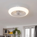 Globo 03632W - LED таванна лампа с вентилатор LAFEE LED/18W/230V