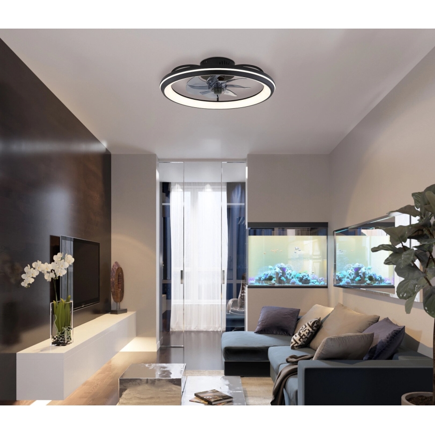 Globo - LED Димируем таванен вентилатор LED/40W/230V 3000-6500K + дистанционно управление