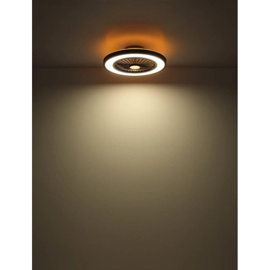 Globo - LED регулируем таванен вентилатор LED/45W/230V 3000-6500K + дистанционно управление