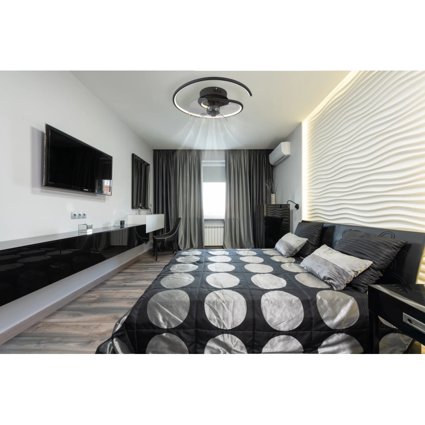 Globo - LED регулируем таванен вентилатор LED/30W/230V 2700-6500K + дистанционно управление