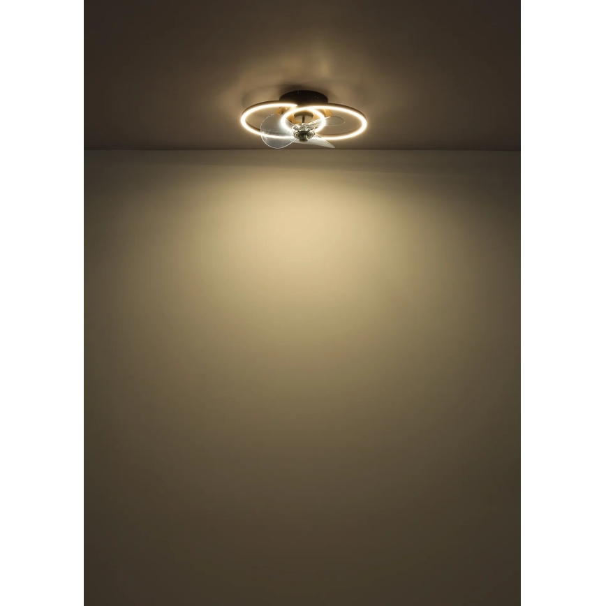 Globo - LED Димируем таванен вентилатор LED/24W/230V 2700-6500K + дистанционно управление