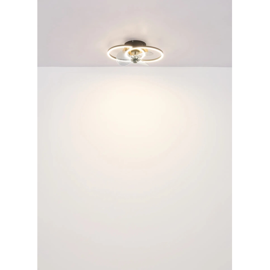 Globo - LED Димируем таванен вентилатор LED/24W/230V 2700-6500K + дистанционно управление