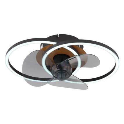 Globo - LED Димируем таванен вентилатор LED/24W/230V 2700-6500K + дистанционно управление