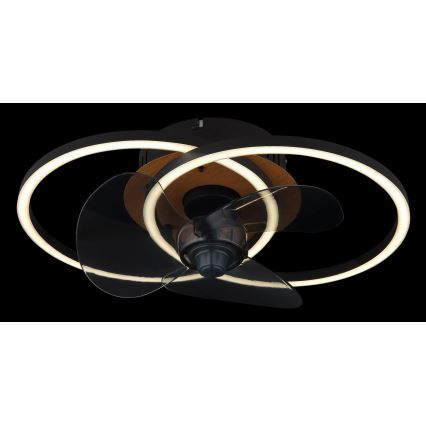 Globo - LED регулируем таванен вентилатор LED/24W/230V 2700-6500K + дистанционно управление