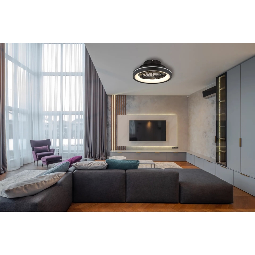 Globo - LED RGB Димируем таван вентилатор LED/40W/230V 2700-6500K + дистанционно управление