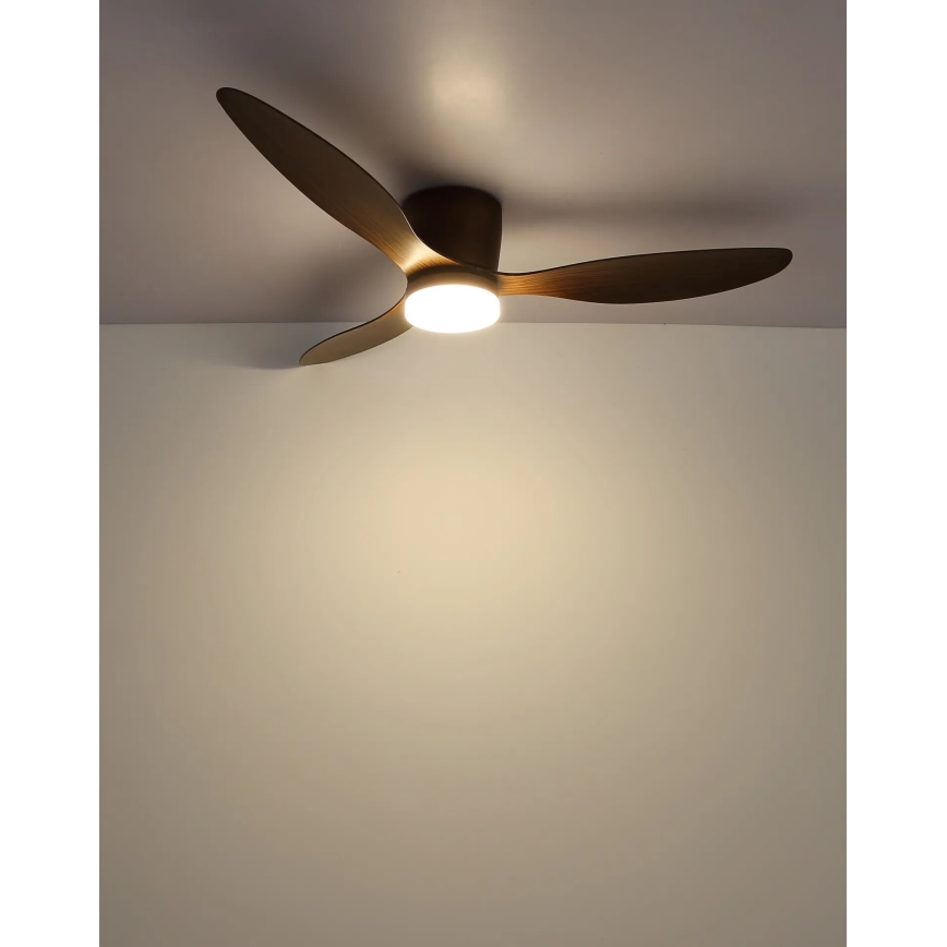 Globo - LED регулируем таванен вентилатор LED/20W/230V 3000-6500K + дистанционно управление