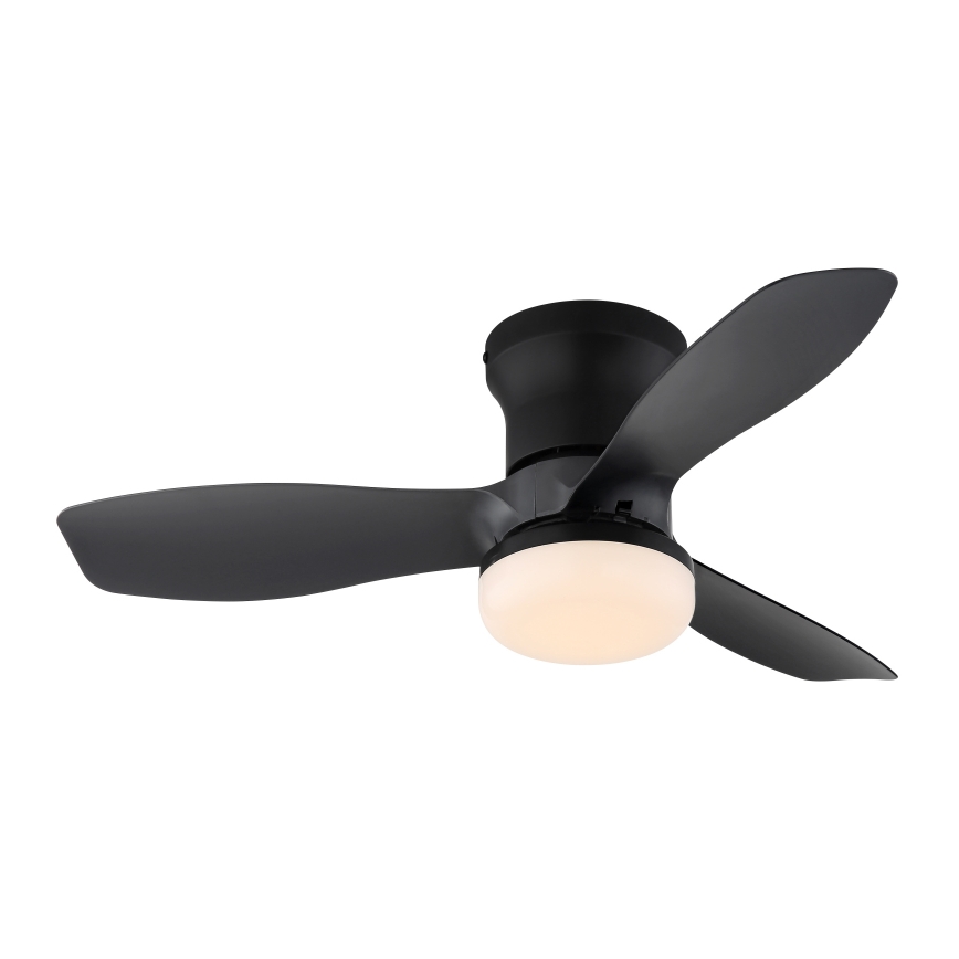 Globo - Димируем таванен вентилатор LED/15W/230V 2700-6500K черен + дистанционно управление