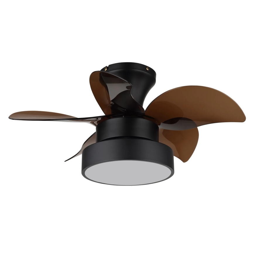 Globo - димируем LED таванен вентилатор LED/22W/230V 3000/4500/6000K кафяв + дистанционно управление