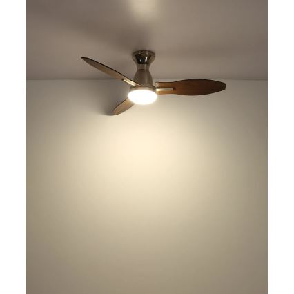 Globo - LED Димируем таванен вентилатор LED/22W/230V 3000/4500/6000K + дистанционно управление
