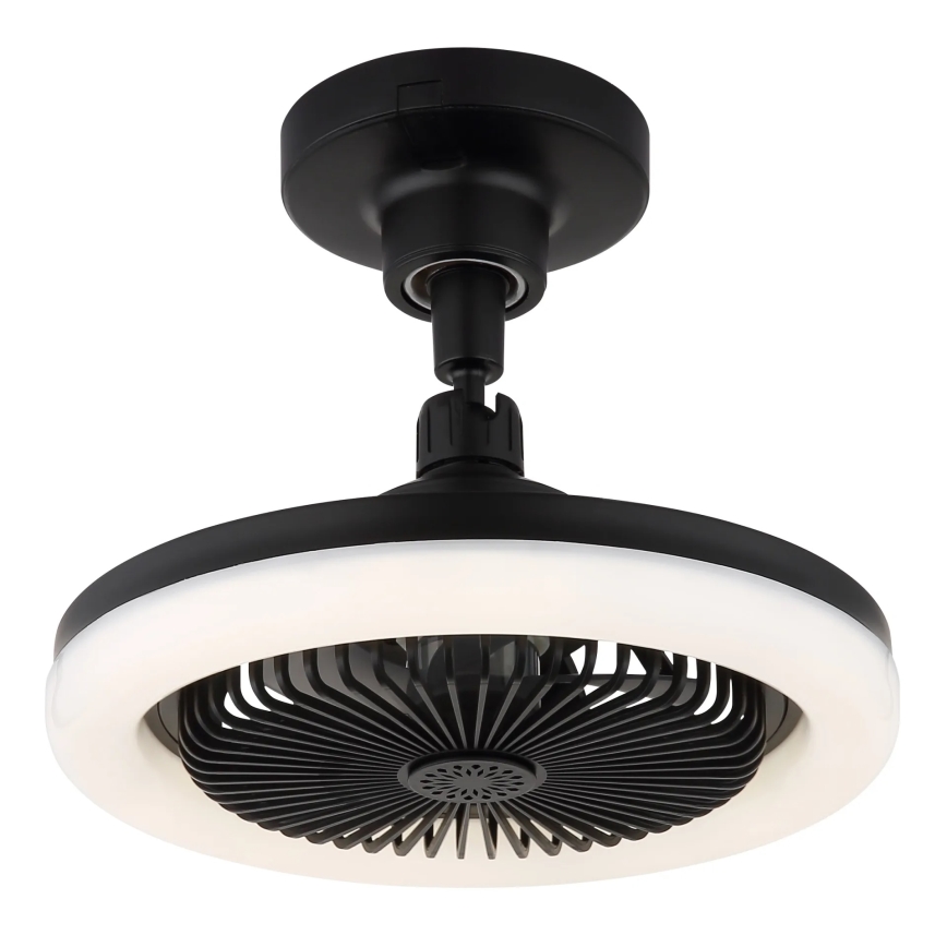Globo - димируем таванен вентилатор LED/20W/230V 3000-6500K черен + дистанционно управление