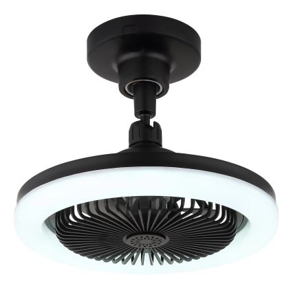 Globo - димируем таванен вентилатор LED/20W/230V 3000-6500K черен + дистанционно управление