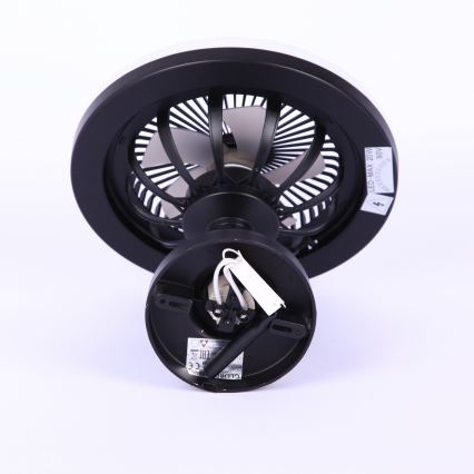 Globo - димируем таванен вентилатор LED/20W/230V 3000-6500K черен + дистанционно управление