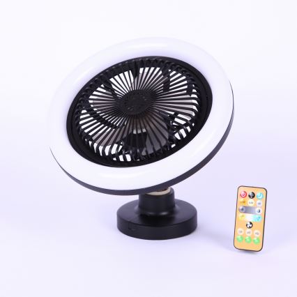 Globo - димируем таванен вентилатор LED/20W/230V 3000-6500K черен + дистанционно управление