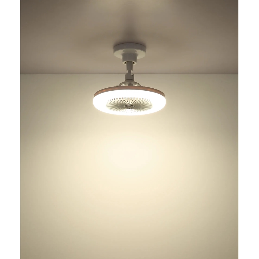 Globo - Димируем LED таванен вентилатор LED/20W/230V 3000-6500K бял + дистанционно управление
