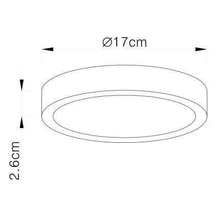 Globo - LED Димируем плафон LED/22W/230V