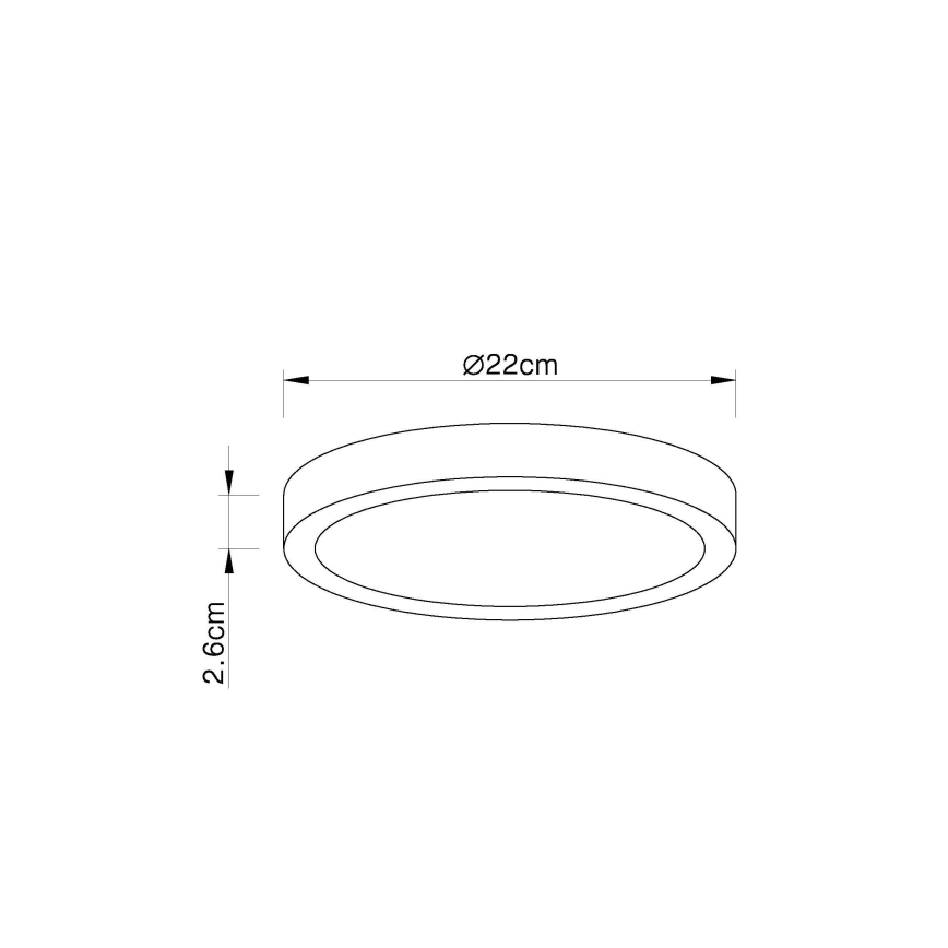 Globo - LED Димируем плафон LED/28W/230V