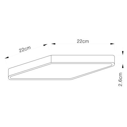Globo - LED Димируем плафон LED/28W/230V