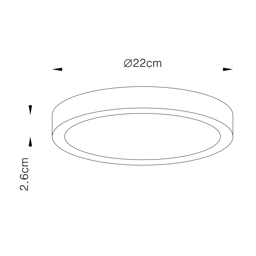 Globo - димируемо LED таванно осветително тяло LED/28W/230V