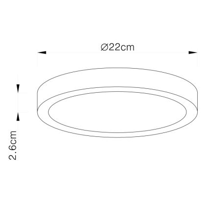 Globo - LED Плафониера LED/28W/230V