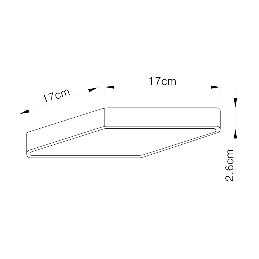 Globo - LED Лампа за таван LED/22W/230V