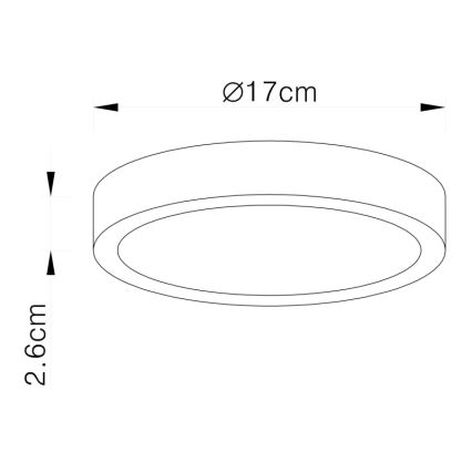 Globo - LED Димируем плафон LED/22W/230V