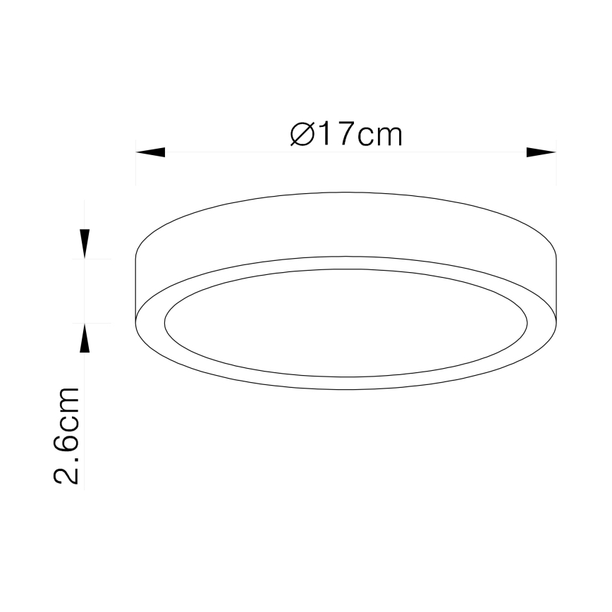 Globo - LED Димируем плафон LED/22W/230V