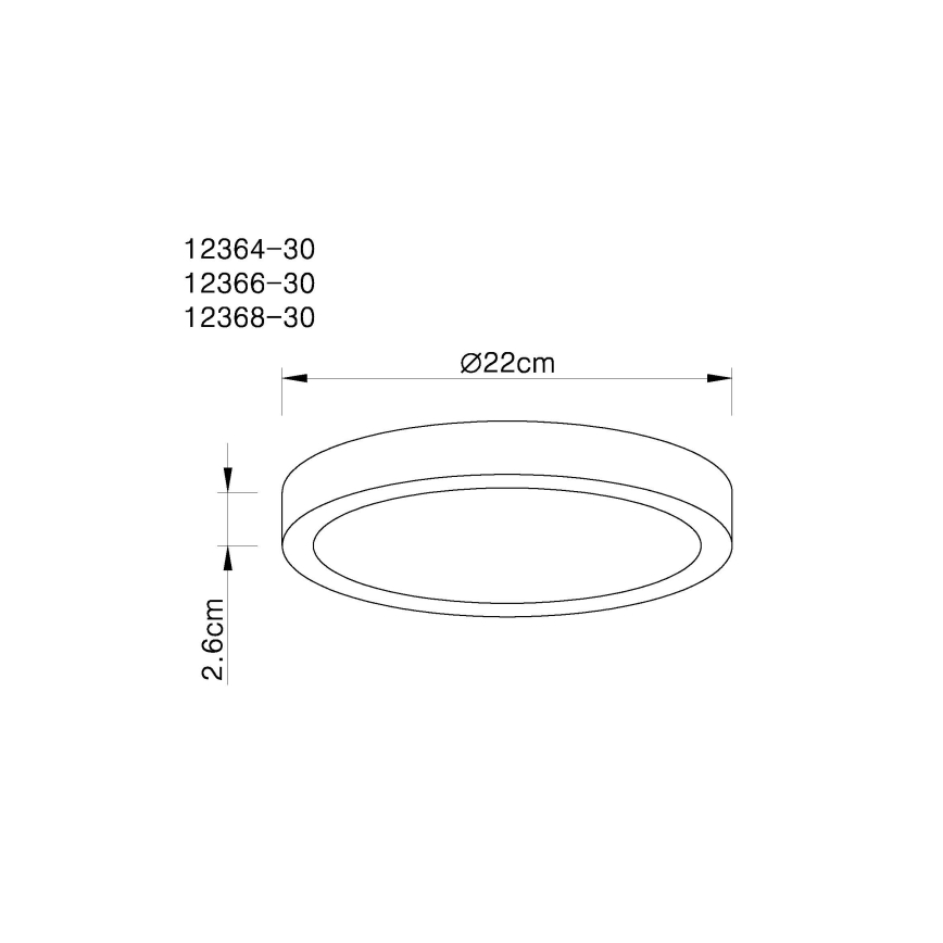 Globo - LED Димируем плафон LED/28W/230V