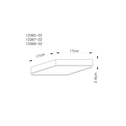 Globo - LED Лампа за таван LED/22W/230V