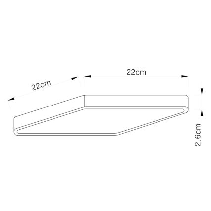 Globo - LED Лампа за таван LED/28W/230V