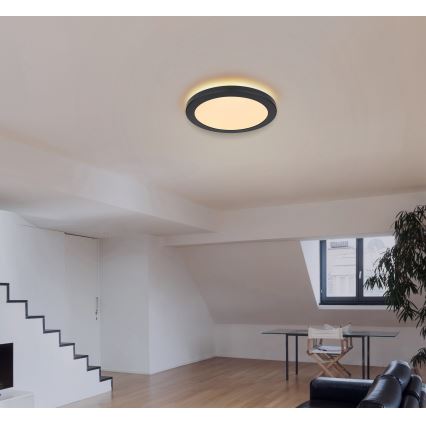 Globo - LED Плафониера LED/24W/230V 3000/4000/6500K черен