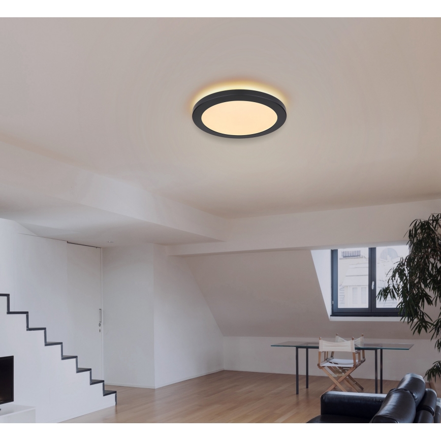 Globo - LED Плафониера LED/24W/230V 3000/4000/6500K черен